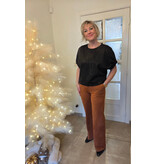 JUST WOMAN BY MATTEO CRACOVIE B503 BLOUSE OLIVE