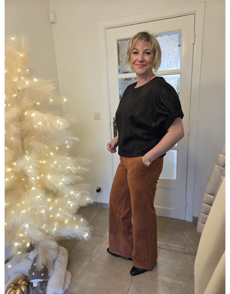 JUST WOMAN BY MATTEO CRACOVIE B503 BLOUSE OLIVE