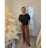 JUST WOMAN BY MATTEO CRACOVIE B503 BLOUSE OLIVE