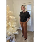 JUST WOMAN BY MATTEO CRACOVIE B503 BLOUSE OLIVE