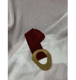 NESHIKA TAILLERIEM-SUEDE-BORDEAUX