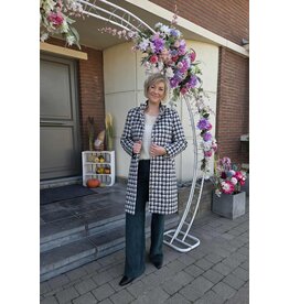 Smashed Lemon 25549-JACKET-BLACK/WHITE