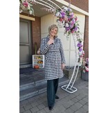 Smashed Lemon 25549-JACKET-BLACK/WHITE