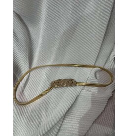 NESHIKA TAILLERIEM ELASTISCH ROND-GOUD