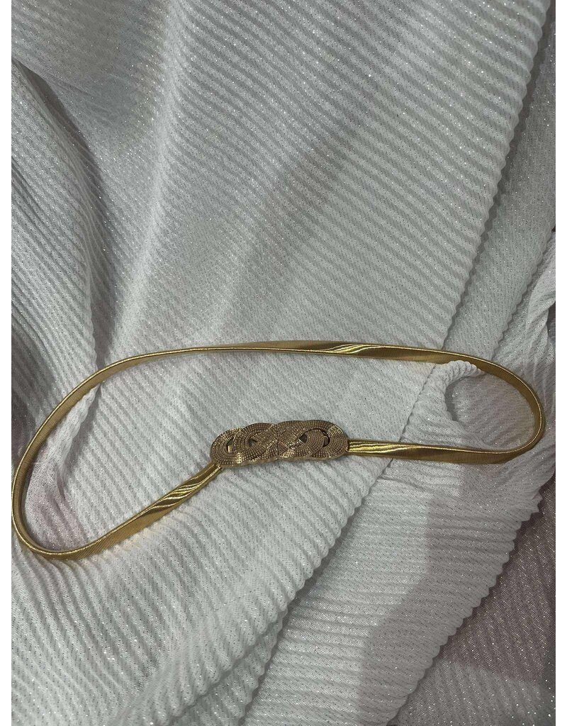 NESHIKA TAILLERIEM ELASTISCH ROND-GOUD