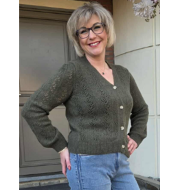 Julie Guerlande 66JG2GI000-GILET-VERT KAKI