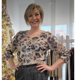 Green Ice QEELY-BLOUSE-BLUE