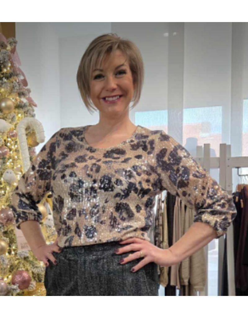 Green Ice QEELY-BLOUSE-BLUE