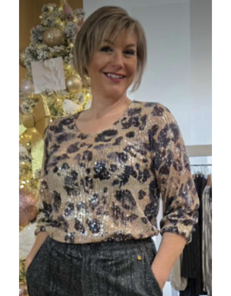 Green Ice QEELY-BLOUSE-BLUE