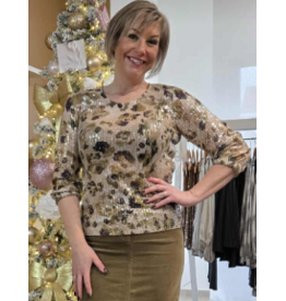 Green Ice QEELY-BLOUSE-KIWI