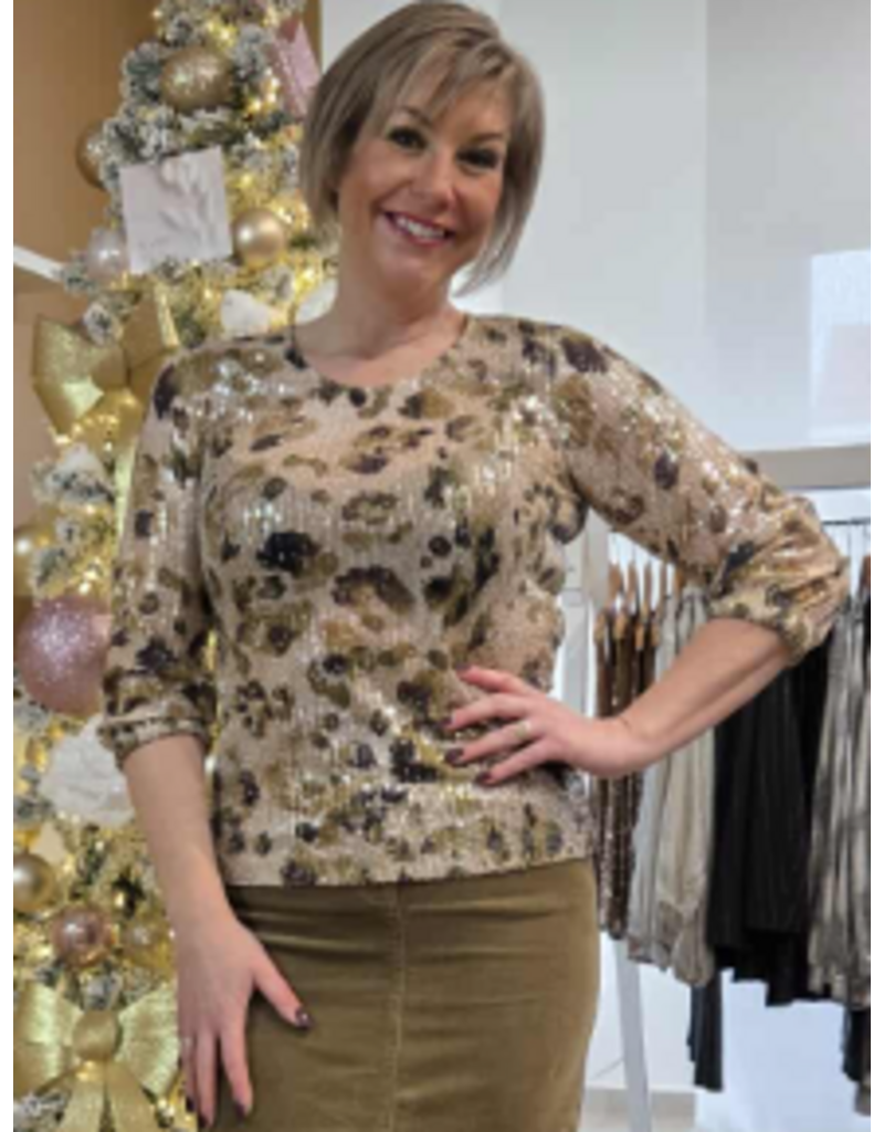 Green Ice QEELY-BLOUSE-KIWI