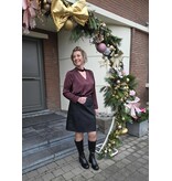 Smashed Lemon 255646 BLACK SKIRT LEER