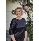 Green Ice QUENDI-PULL-ZWART/GLITTER