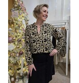 BLACK COLOUR LUNA BLOUSE PRISTINE