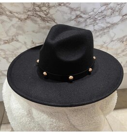 BLACK COLOUR COWBOY HAT BLACK