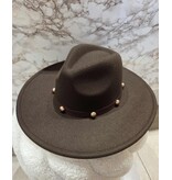 BLACK COLOUR COWBOY HAT COFFEE