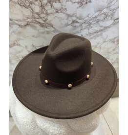BLACK COLOUR COWBOY HAT COFFEE