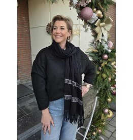 LUNA D SJAAL-ZWART/STRASS
