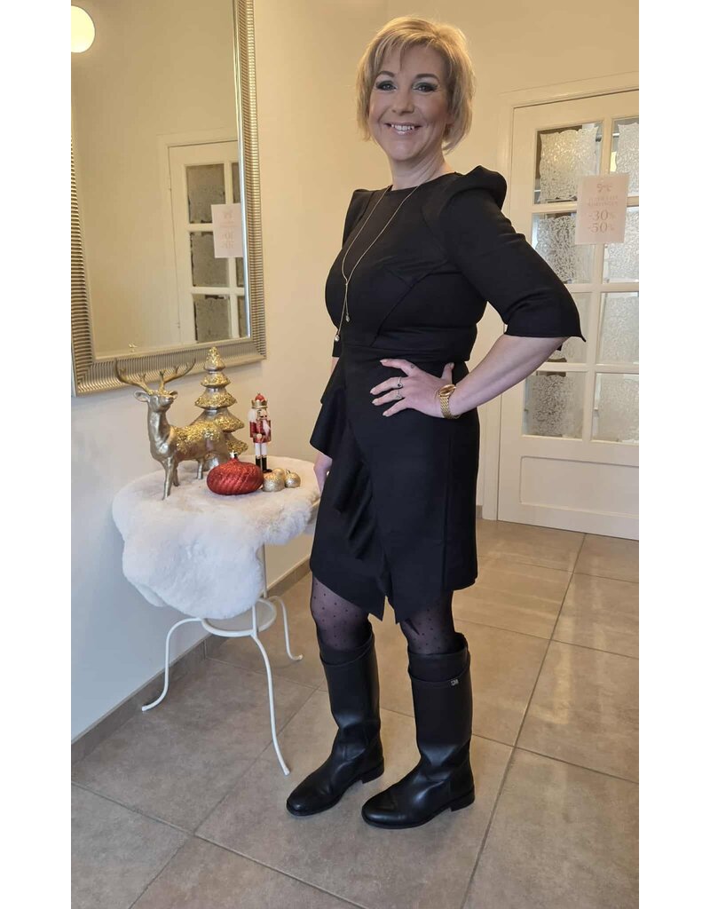 SMART AND JOY KLEEDJE-RUCHES-ZWART