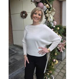 L&A TRUI WHITE BATSLEEVE