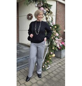 L&A BROEK GRIJS VISGRAAT