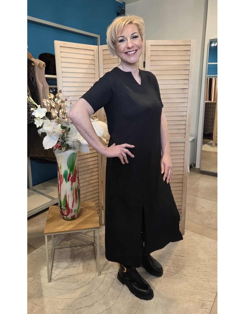 CAPUCCINO KLEEDJE-ZWART