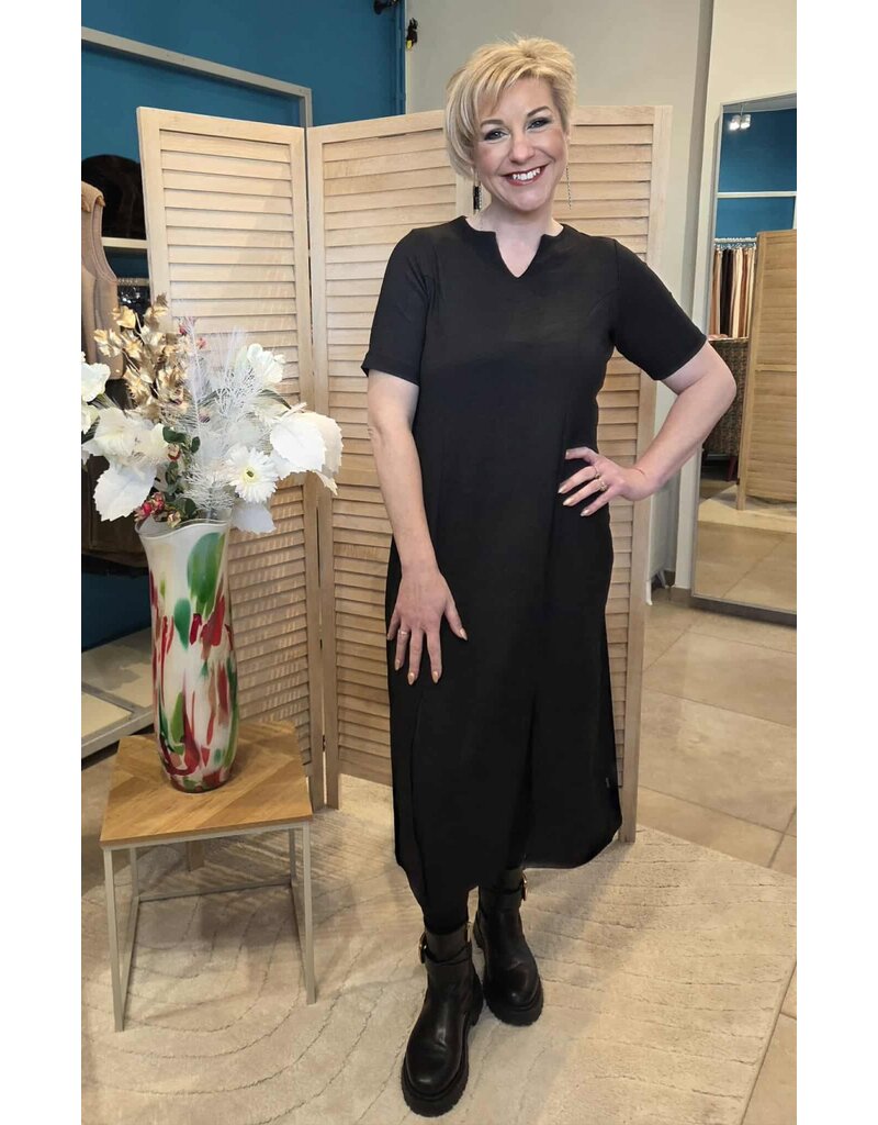 CAPUCCINO KLEEDJE-ZWART