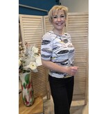 CAPUCCINO T-SHIRT-MULTI GREY