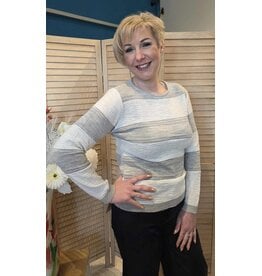 CAPUCCINO 260250 PULL-ECRU/GRIJS