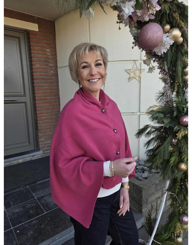 Les Cordes LCPONCHO4-FUCHSIA