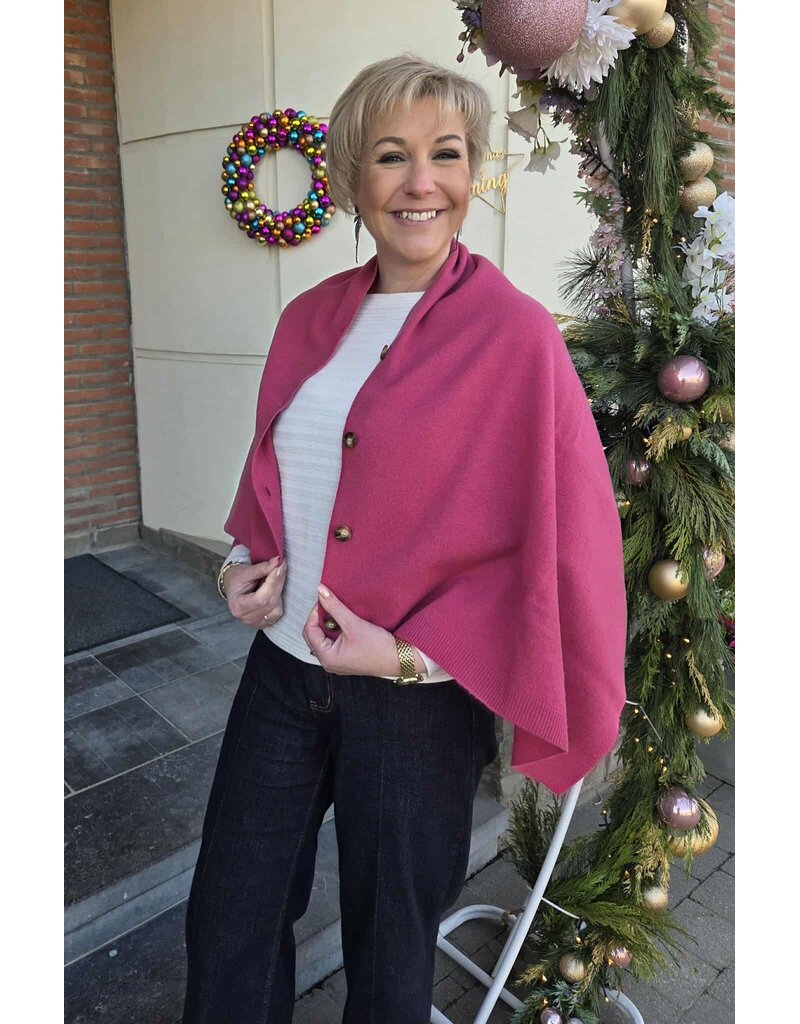 Les Cordes LCPONCHO4-FUCHSIA