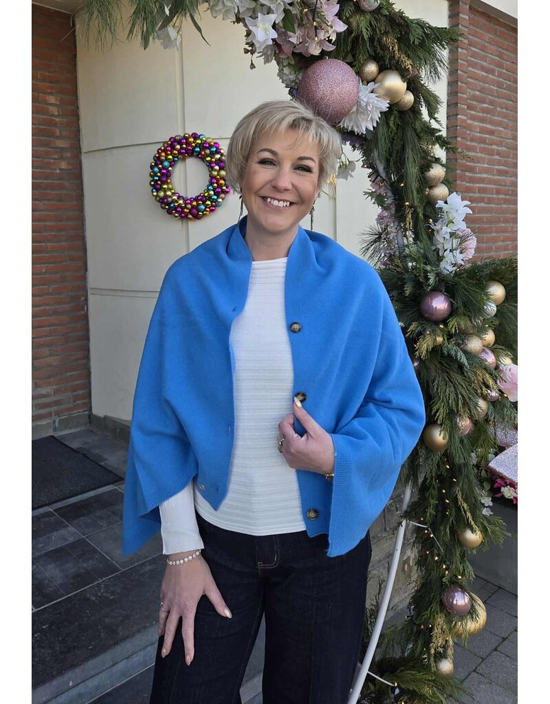 Les Cordes LCPONCHO4-JEANSBLAUW