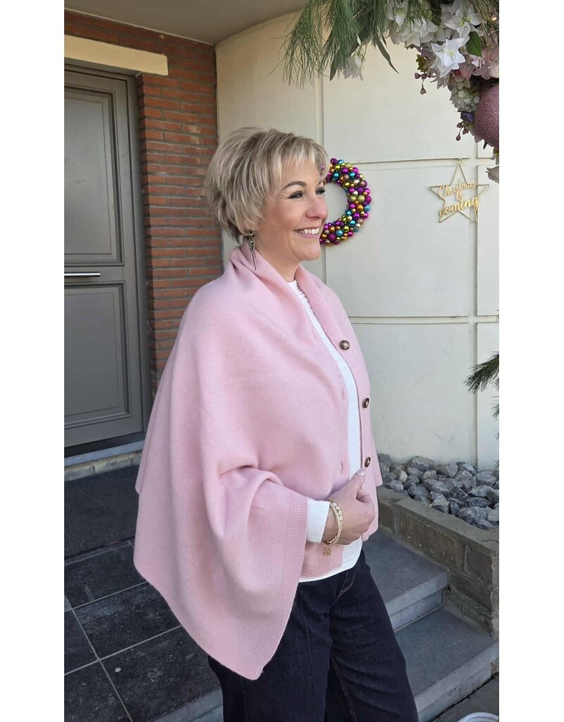 Les Cordes LCPONCHO4-ROZE