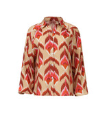 Smashed Lemon 25571-BLOUSE-MULTI RED