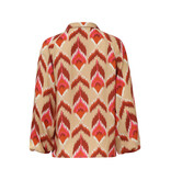 Smashed Lemon 25571-BLOUSE-MULTI RED