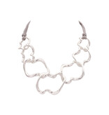 Les Cordes BANGKOK-COLLIER-ZILVER MAT