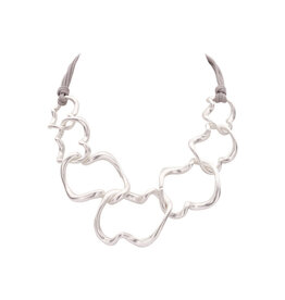 Les Cordes BANGKOK-COLLIER-ZILVER MAT