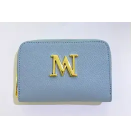 Mondieux Madame PORTEFEUILLE-MIDI-PASTEL BLAUW