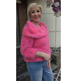 L&A PULL OFF SHOULDER-MULTI ROZE