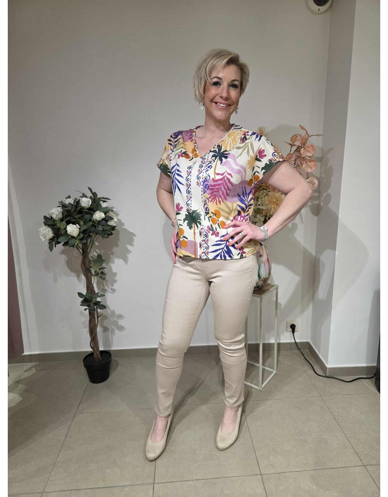 C'est Beau la Vie! 67CB2PS801-BROEK-BEIGE