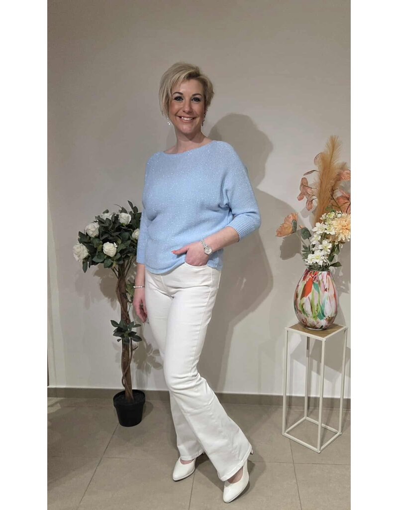 C'est Beau la Vie! 67CB2JE902-JEANS-WIT