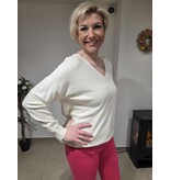 L&A PULL-GLITTER/ECRU