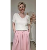 L&A PULL-LA-ECRU/ROZE