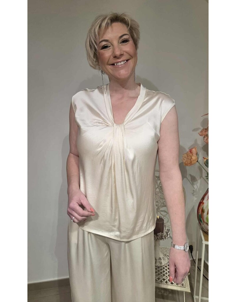 Green Ice ULISES-BLOUSE-CREME