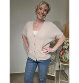 L&A GILET DIAMANT-BEIGE