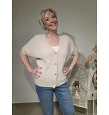 L&A GILET DIAMANT-BEIGE