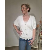 L&A GILET DIAMANT-WIT