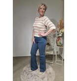 C'est Beau la Vie! 67CB2JE901-JEANS FLARE-STONE