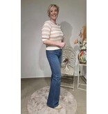 C'est Beau la Vie! 67CB2JE901-JEANS FLARE-STONE