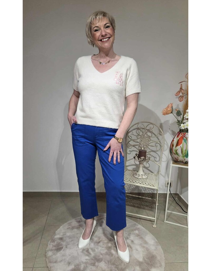 C'est Beau la Vie! 67CB2PS808-BROEK-ROYAL BLUE